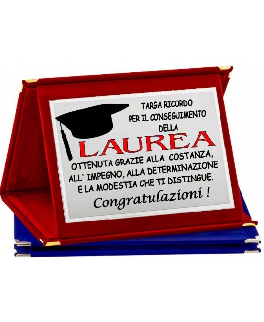 TARGA LAUREA